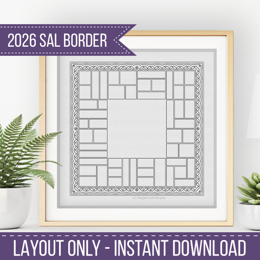 2026 SAL - Simple Centre Stage 2026 SAL-Border by Peppermint Purple