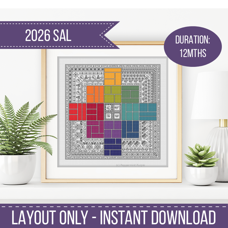 2026 SAL - 4 Seasons 2026 SAL-Border by Peppermint Purple
