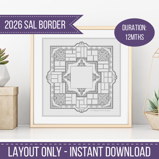 2026 SAL - Geometrica Centre Stage 2026 SAL-Border by Peppermint Purple