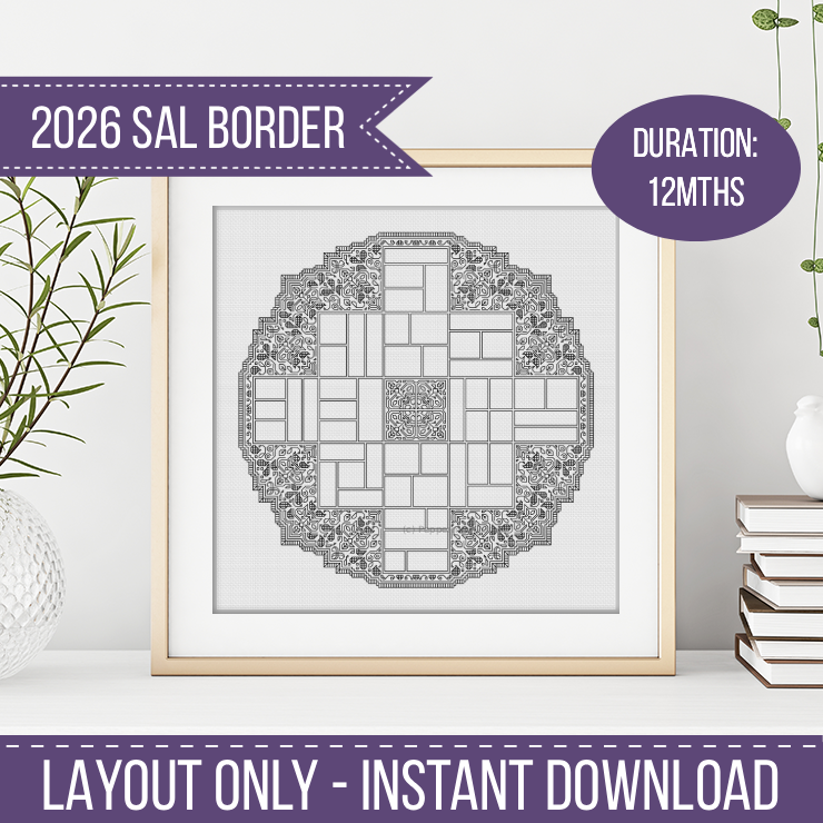 2026 SAL - Doily 2026 SAL-Border by Peppermint Purple