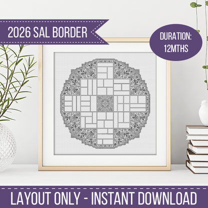 2026 SAL - Doily 2026 SAL-Border by Peppermint Purple