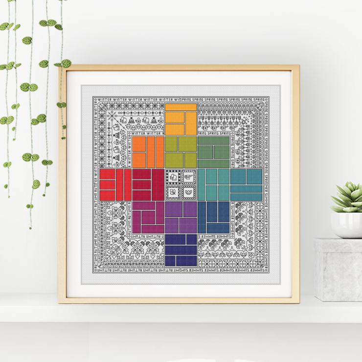 2026 SAL - 4 Seasons 2026 SAL-Border by Peppermint Purple