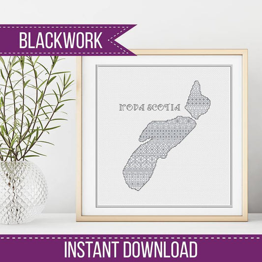 Nova Scotia Blackwork - Blackwork Patterns & Cross Stitch by Peppermint Purple