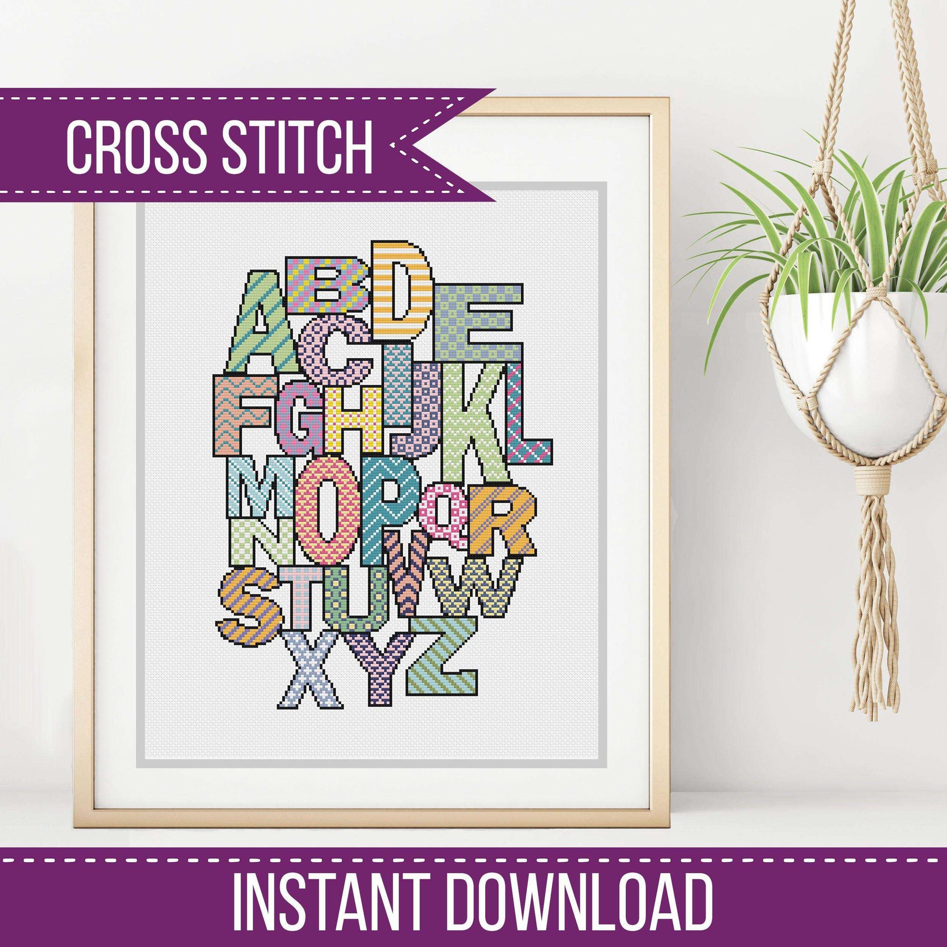 Nursery Chart - Blackwork Patterns & Cross Stitch by Peppermint Purple