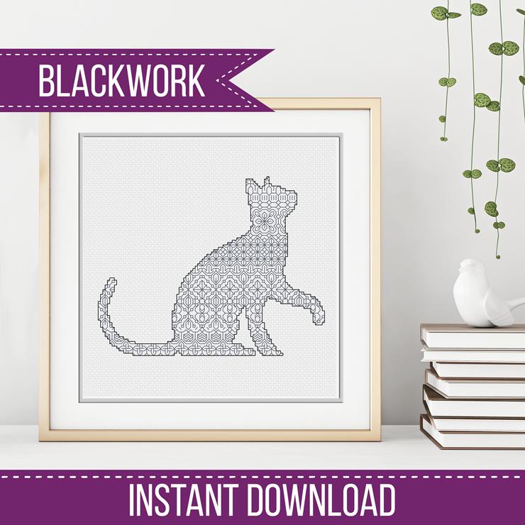 Please ? - Blackwork Patterns & Cross Stitch by Peppermint Purple