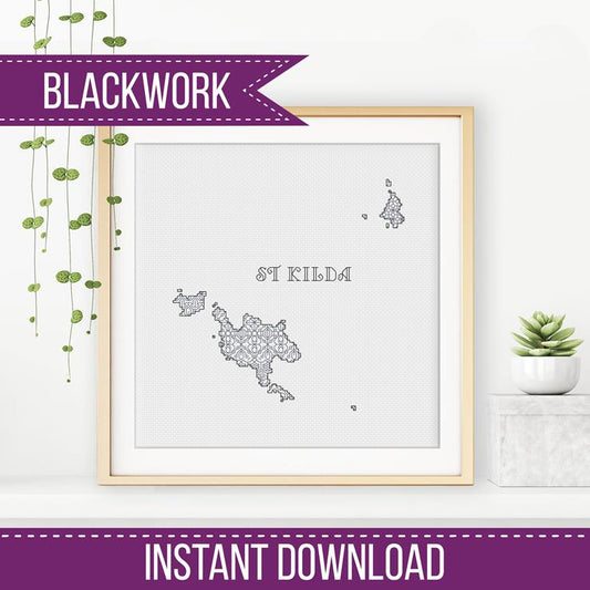 St Kilda Blackwork - Blackwork Patterns & Cross Stitch by Peppermint Purple