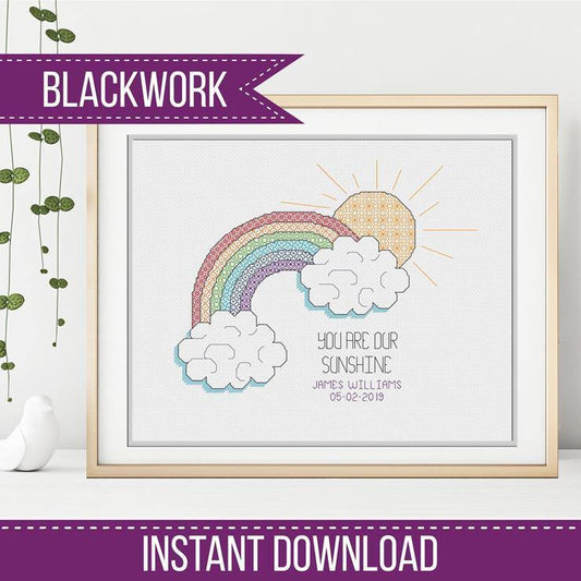 Sunshine - Blackwork Patterns & Cross Stitch by Peppermint Purple