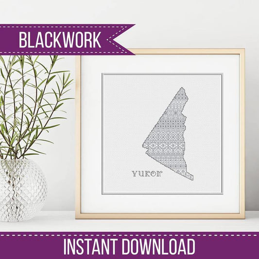 Yukon - Blackwork Patterns & Cross Stitch by Peppermint Purple