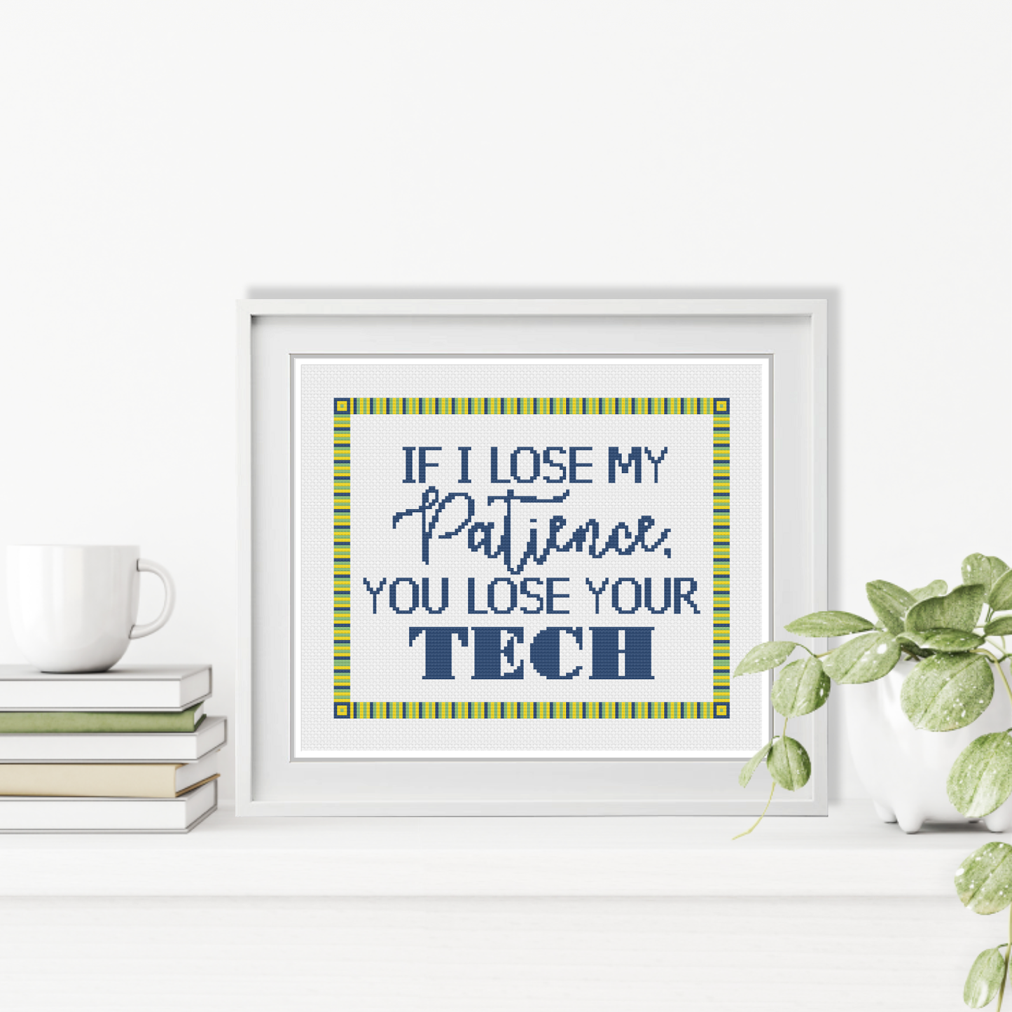 I lose my patience Cross Stitch Pattern by Peppermint Purple