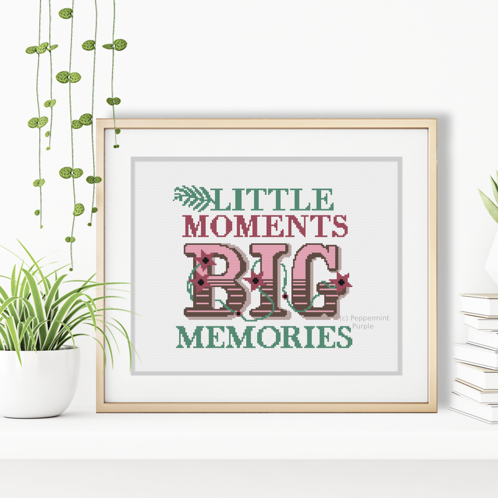 Little Moments Cross Stitch Pattern by Peppermint Purple