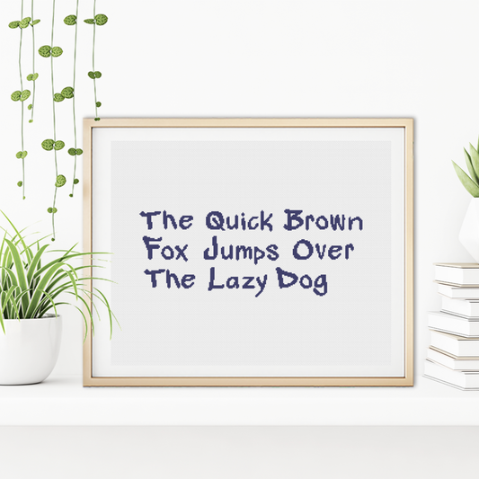 Graffiti Font Cross Stitch Font by Peppermint Purple