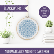 Mandala in Wedgewood