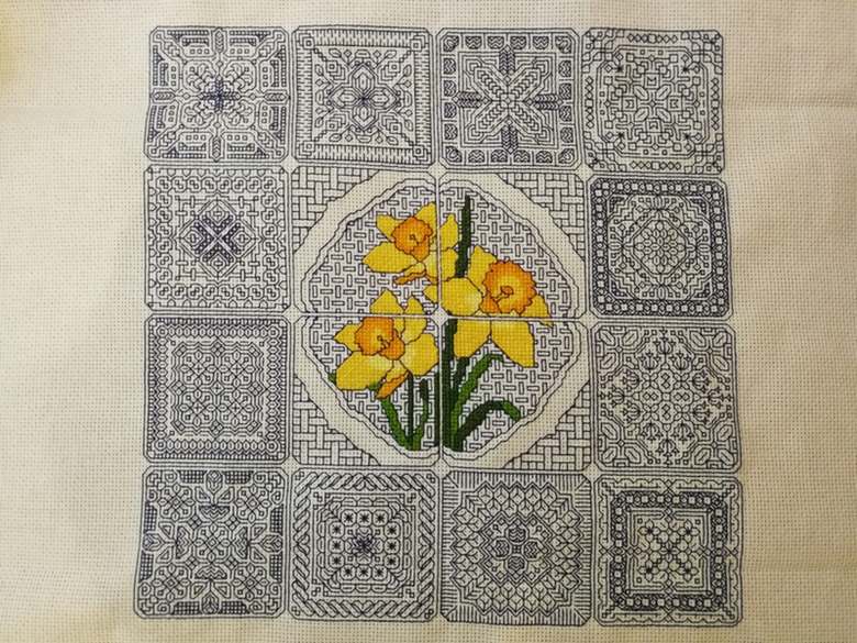 Stitched By: Marion F