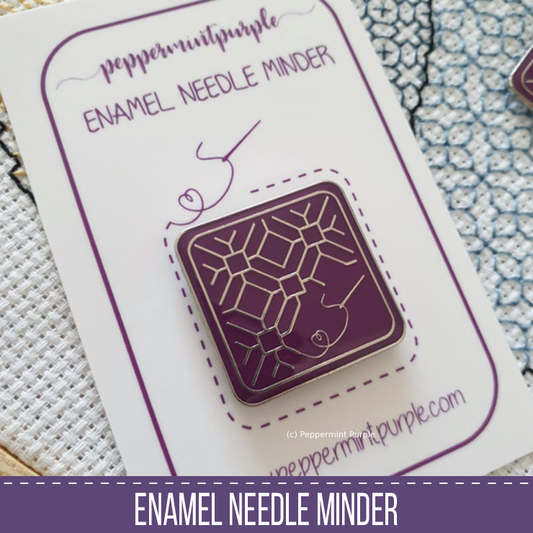 Blackwork Needle Minder Needle Minder by Peppermint Purple