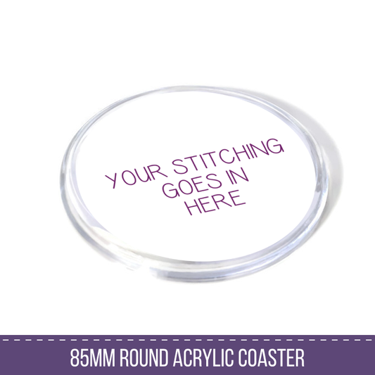 Round Coaster Blank Coaster by Peppermint Purple