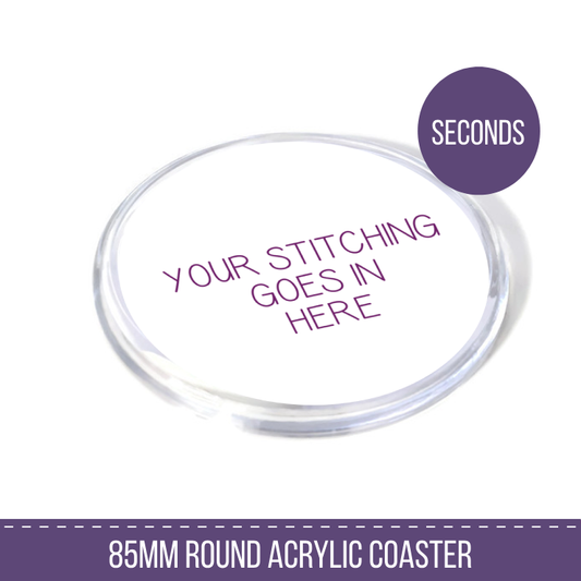 Round Coaster Blank - SECONDS Coaster by Peppermint Purple