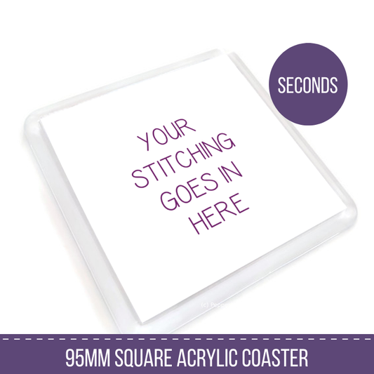 Square Coaster Blank - SECONDS Coaster by Peppermint Purple