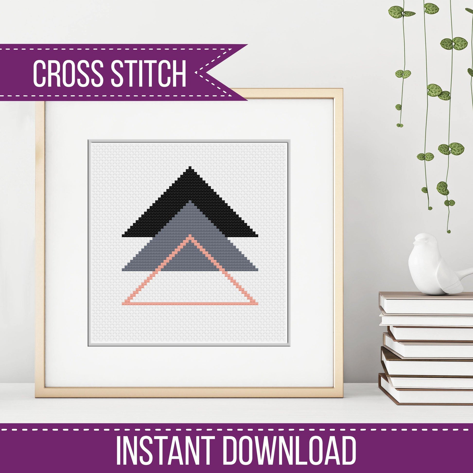 Abstract - Blackwork Patterns & Cross Stitch by Peppermint Purple