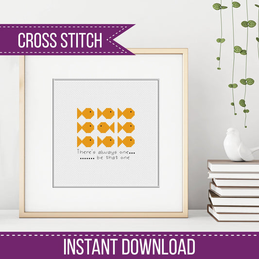 Be the One - Blackwork Patterns & Cross Stitch by Peppermint Purple