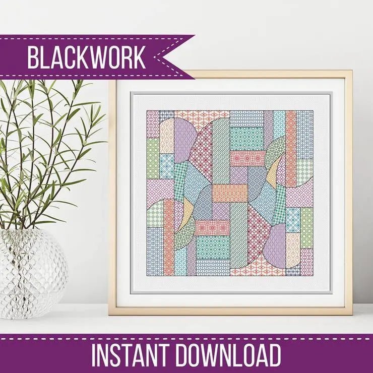 Blackwork Challenge - Blackwork Patterns & Cross Stitch by Peppermint Purple