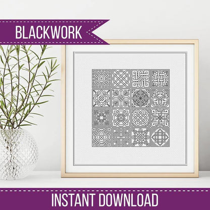 Celtic Love Knots - Blackwork Patterns & Cross Stitch by Peppermint Purple