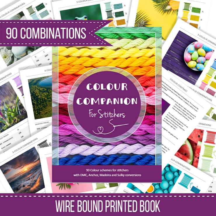 Colour Companion For Stitchers - Blackwork Patterns & Cross Stitch by Peppermint Purple