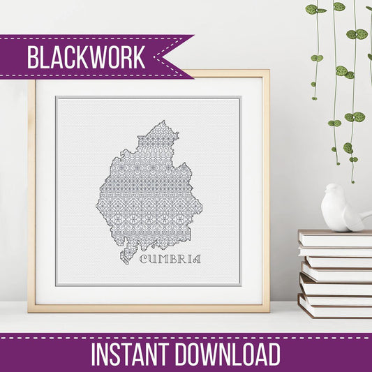 Cumbria - Blackwork Patterns & Cross Stitch by Peppermint Purple