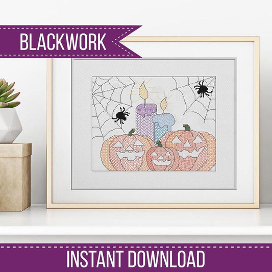 Halloween - Blackwork Patterns & Cross Stitch by Peppermint Purple