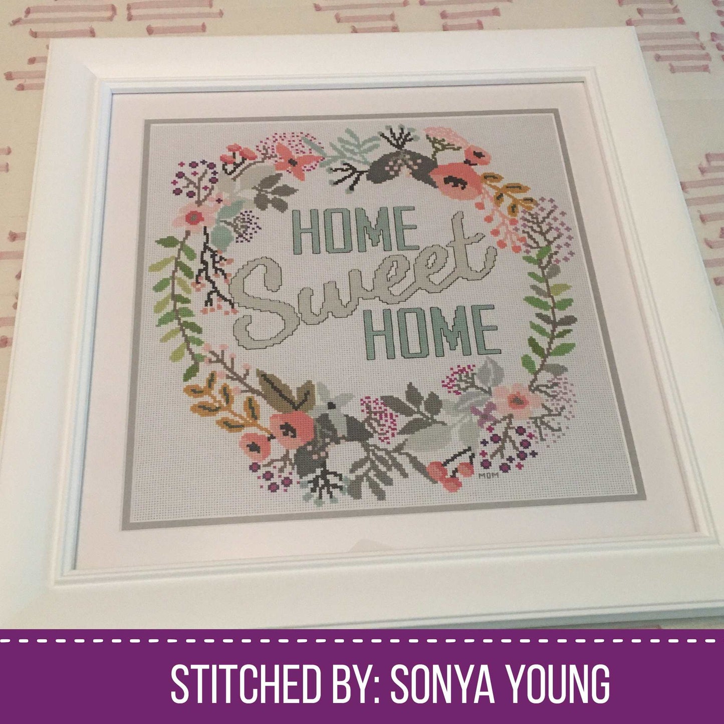 Home Sweet Home - Blackwork Patterns & Cross Stitch by Peppermint Purple