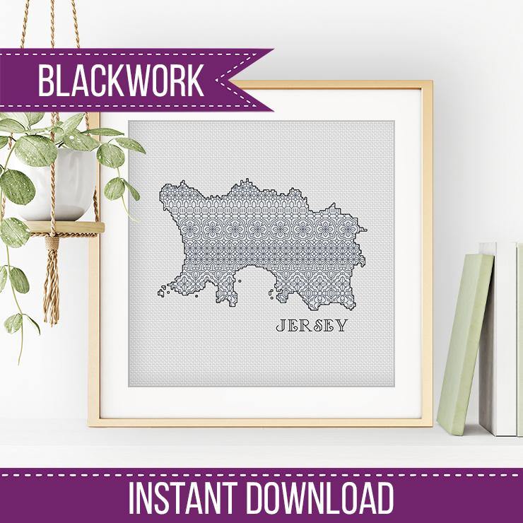 Jersey Blackwork - Blackwork Patterns & Cross Stitch by Peppermint Purple
