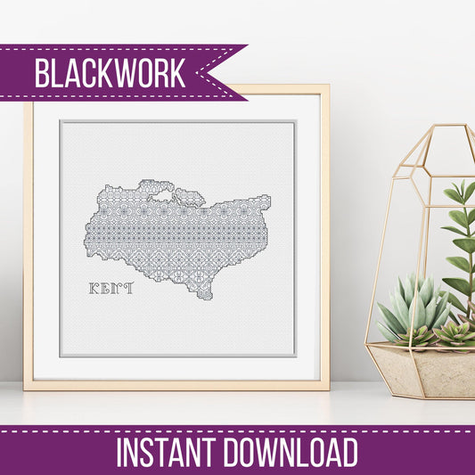 Kent Blackwork - Blackwork Patterns & Cross Stitch by Peppermint Purple